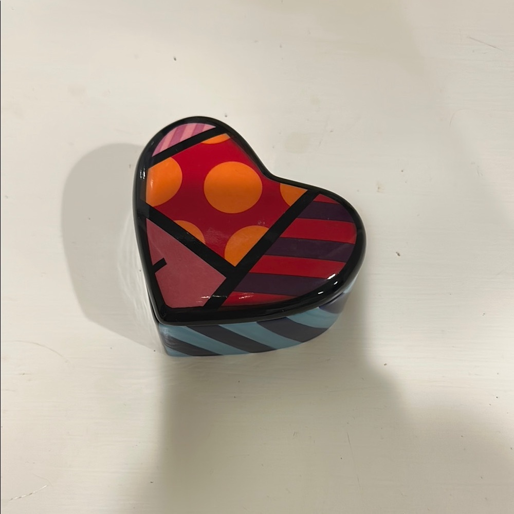 Colorful Heart-Shaped Art Piece